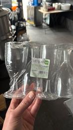 Plastic wegwerp wijnglazen 175cc, Ophalen, Zo goed als nieuw