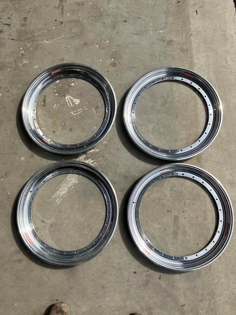 BBS 18 pouces R-TA50, 2 x 1 po et 2 x 1,5 po, Enlèvement ou Envoi, Comme neuf