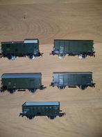 5x piko goederenwagon NMBS., Gelijkstroom of Wisselstroom, Wagon, Zo goed als nieuw, Piko