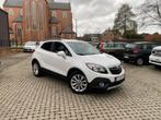 Opel mokka 1.4T Cosmo, Auto's, Voorwielaandrijving, Zwart, Wit, Leder