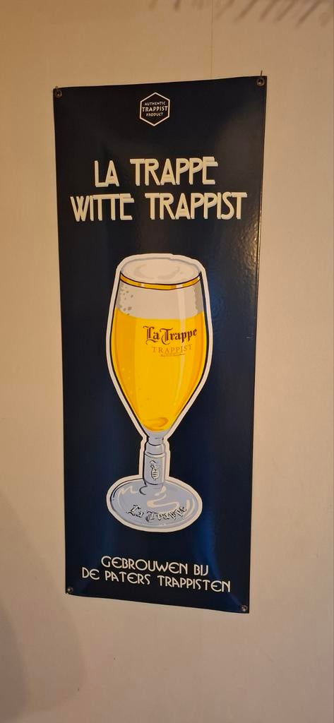 La trappe emaille bord, Ophalen, La Trappe