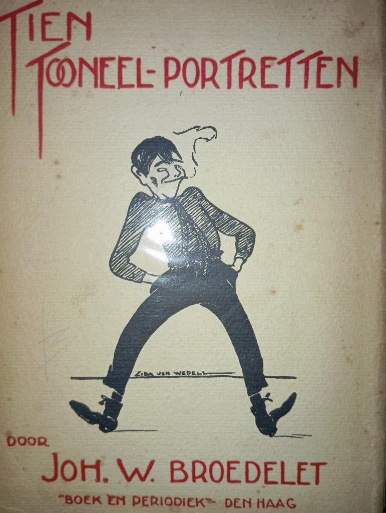 Tien Tooneel-Portretten - Joh. W. Broedelet, Boeken, Humor, Ophalen of Verzenden