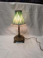 Lamp 30 CM hoog koperen voet, Ophalen