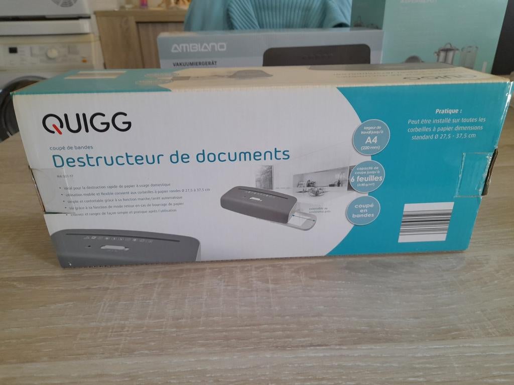 Te koop papier versnipperaar, Divers, Accessoires de bureau, Enlèvement, Neuf