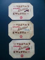 Chocolat Kwatta chocolade emballages omslagen Kastar x 3, Collections, Enlèvement ou Envoi, Utilisé