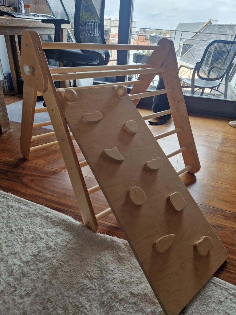 Pikler klimrek, Ophalen