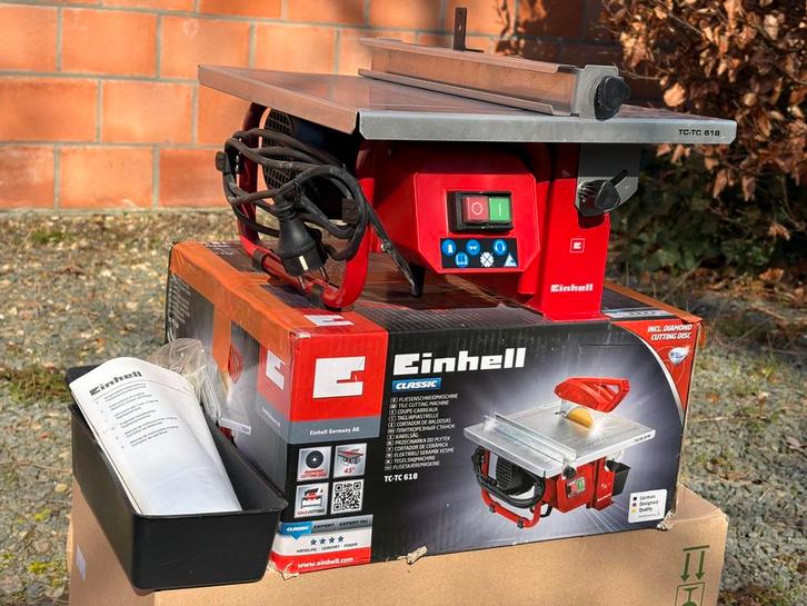 Einhell 4301180 TC-TC 618 Tegelsnijmachine, Doe-het-zelf en Bouw, Gereedschap | Zaagmachines, Zo goed als nieuw, Ophalen