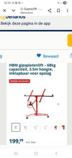 Élévateur pour plaques de plâtre, Bricolage & Construction, Enlèvement, Comme neuf