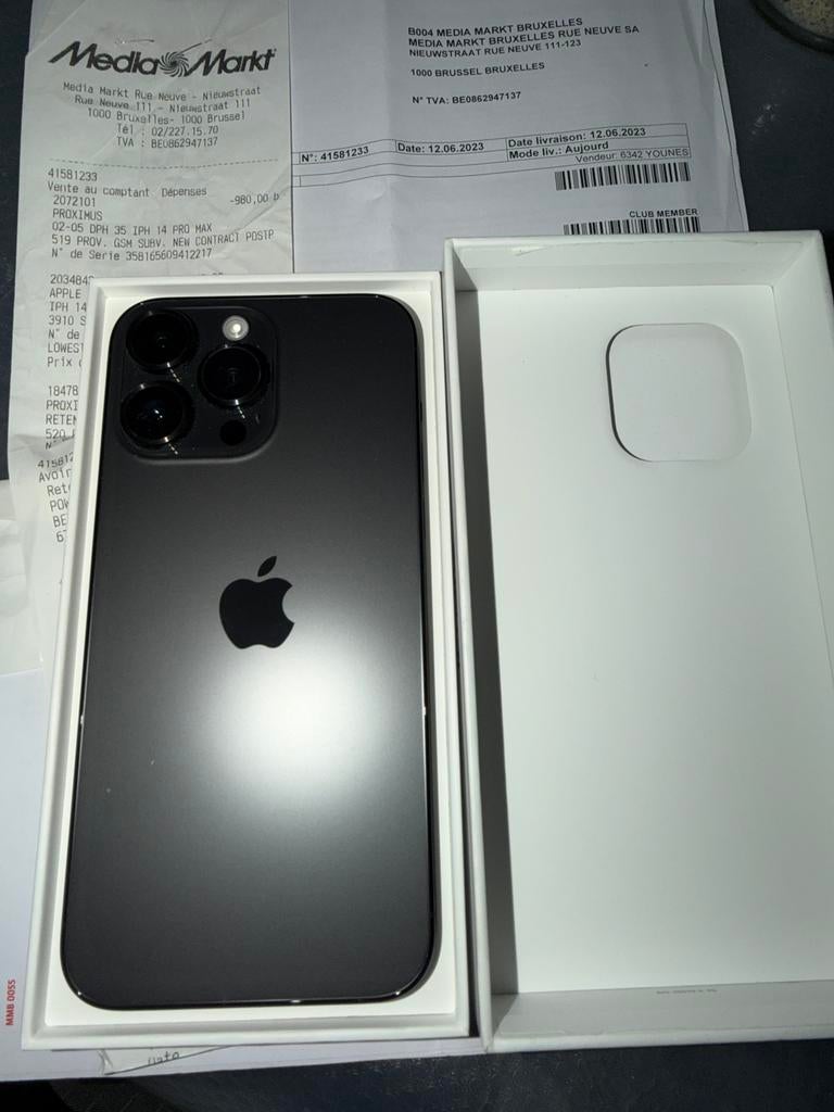 iPhone 14 pro max 128 GB, Télécoms, Téléphonie mobile | Apple iPhone, Enlèvement, Comme neuf, 128 GB, IPhone 14