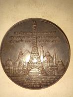 medaille france 1889 tour eiffel 2e etage, Postzegels en Munten, Ophalen of Verzenden, Brons