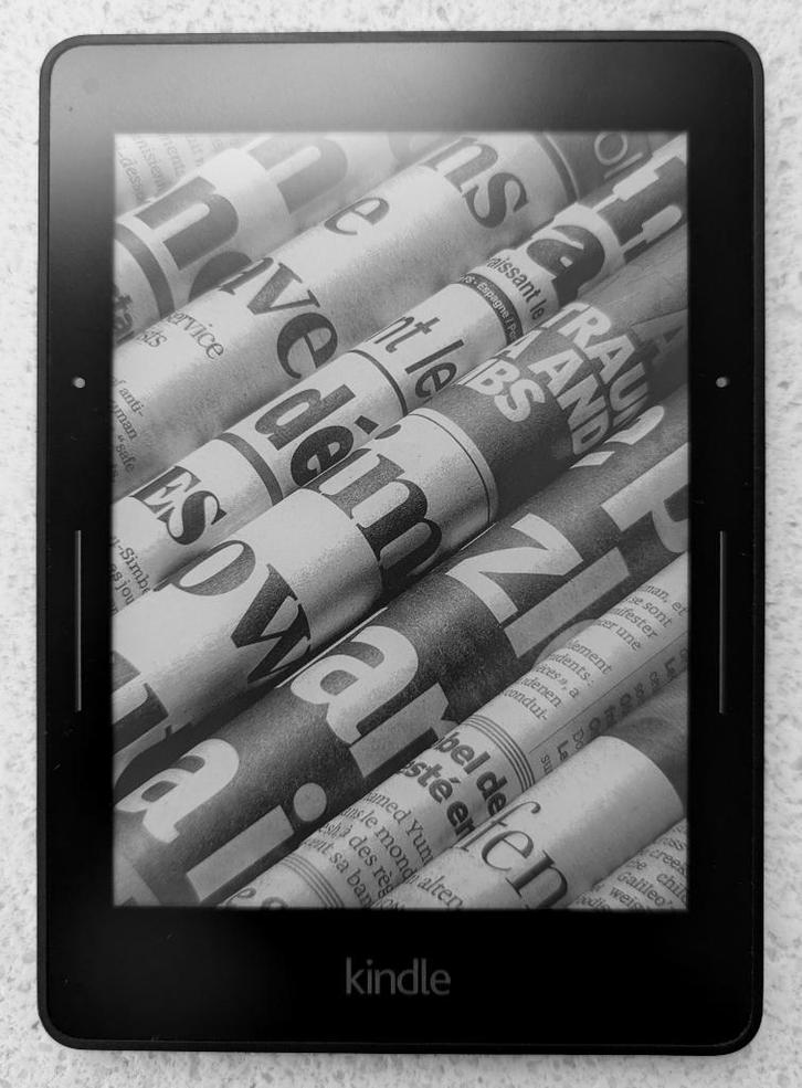 Amazon Kindle Voyage, Computers en Software, E-readers, Gebruikt, 6 inch of minder, 4 GB of minder, Touchscreen, Wi-Fi, Ophalen of Verzenden