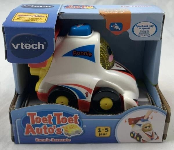 VTech Toet Toet Cars Ronnie Race Car Toet Car Toet Car, nouv, Envoi, Comme neuf