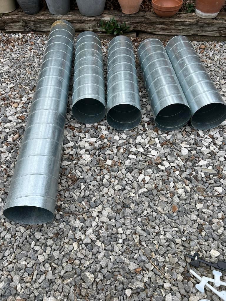 Tube buse conduit métal galavanise 25cm 6metres, Bricolage & Construction, Tuyaux & Évacuations, Enlèvement, Comme neuf