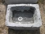 mooie geleefde diepe oude arduinen pompbak,gootsteen, Antiek en Kunst, Ophalen