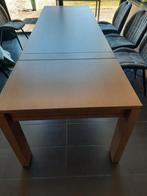 Massief eiken eettafel 2m35,  met verlengstuk tot 3m, Maison & Meubles, Enlèvement