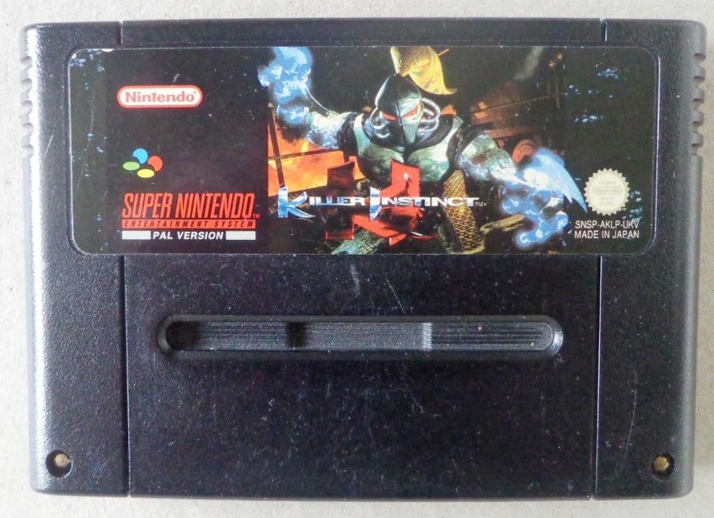Killer Instinct voor de Europese Super Nintendo, Games en Spelcomputers, Games | Nintendo Super NES, Gebruikt, Ophalen of Verzenden