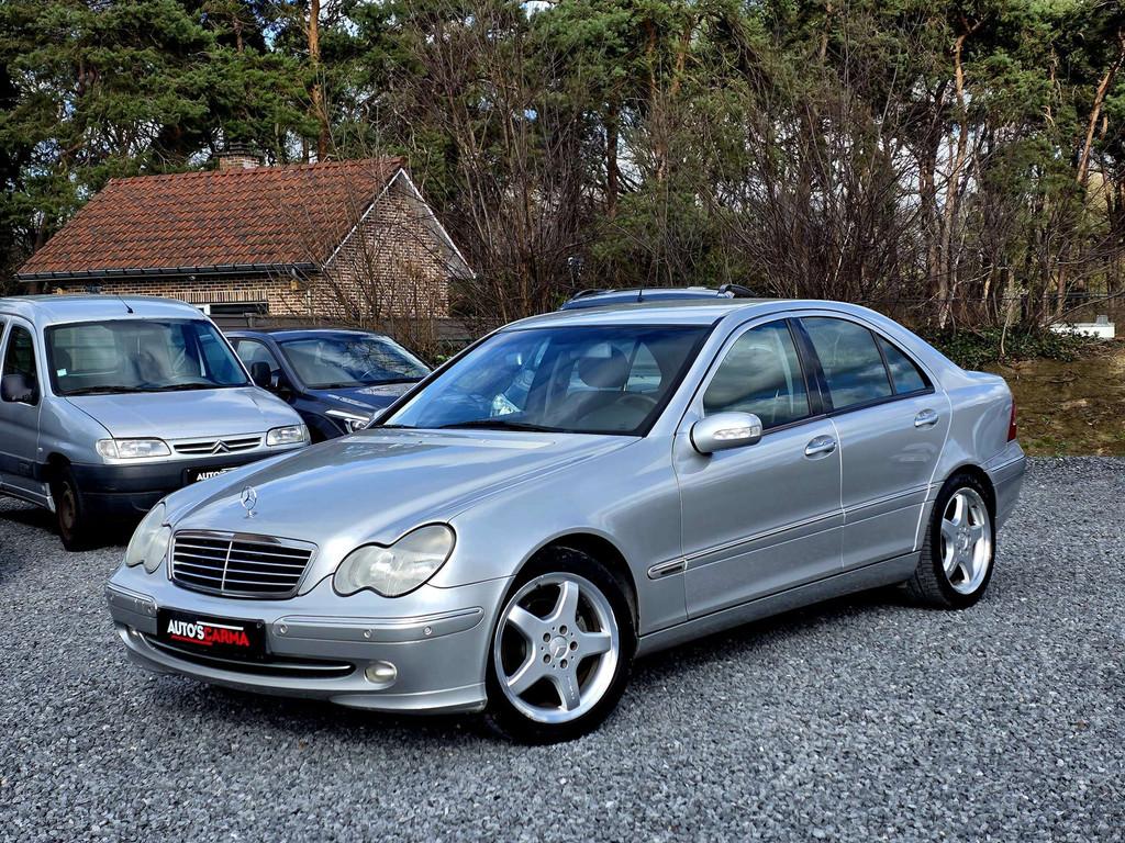 Mercedes-Benz C 200 Kompressor Benzine Automaat 163PK ZetelV, Auto's, Automaat, Gebruikt, Zwart, 4 cilinders