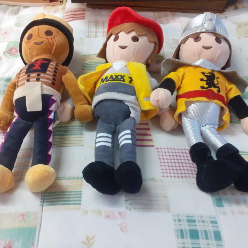 8 playmobil knuffel mannetjes, Ophalen of Verzenden