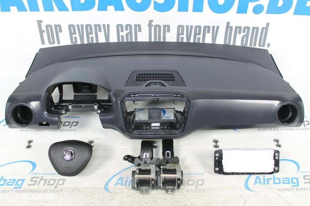 Airbag set Dashboard carbon Skoda Citigo facelift 2016-heden, Gebruikt, Ophalen of Verzenden