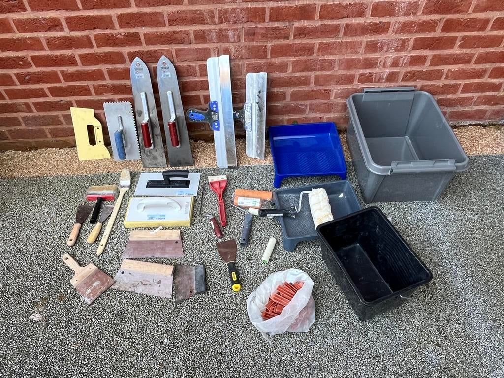 Lot matériel de plafonage et peinture, Bricolage & Construction, Matériel de peinture, Enlèvement, Comme neuf