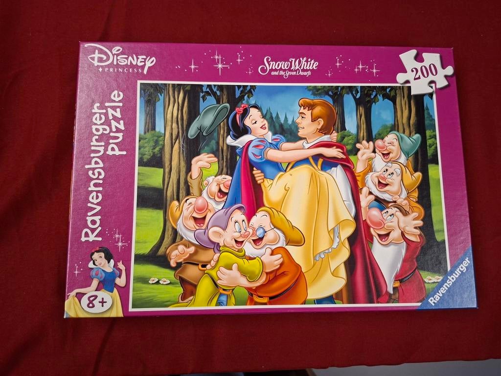 Puzzel : disney prinses : sneeuwwitje 200 stukken / XXL, Ophalen of Verzenden