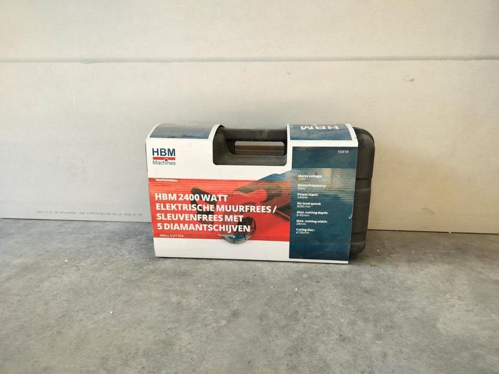 Sleuvenfrees met 5 schijven, Doe-het-zelf en Bouw, Gereedschap | Slijpmachines, Gebruikt, Overige typen, 1000 watt of meer, Ophalen