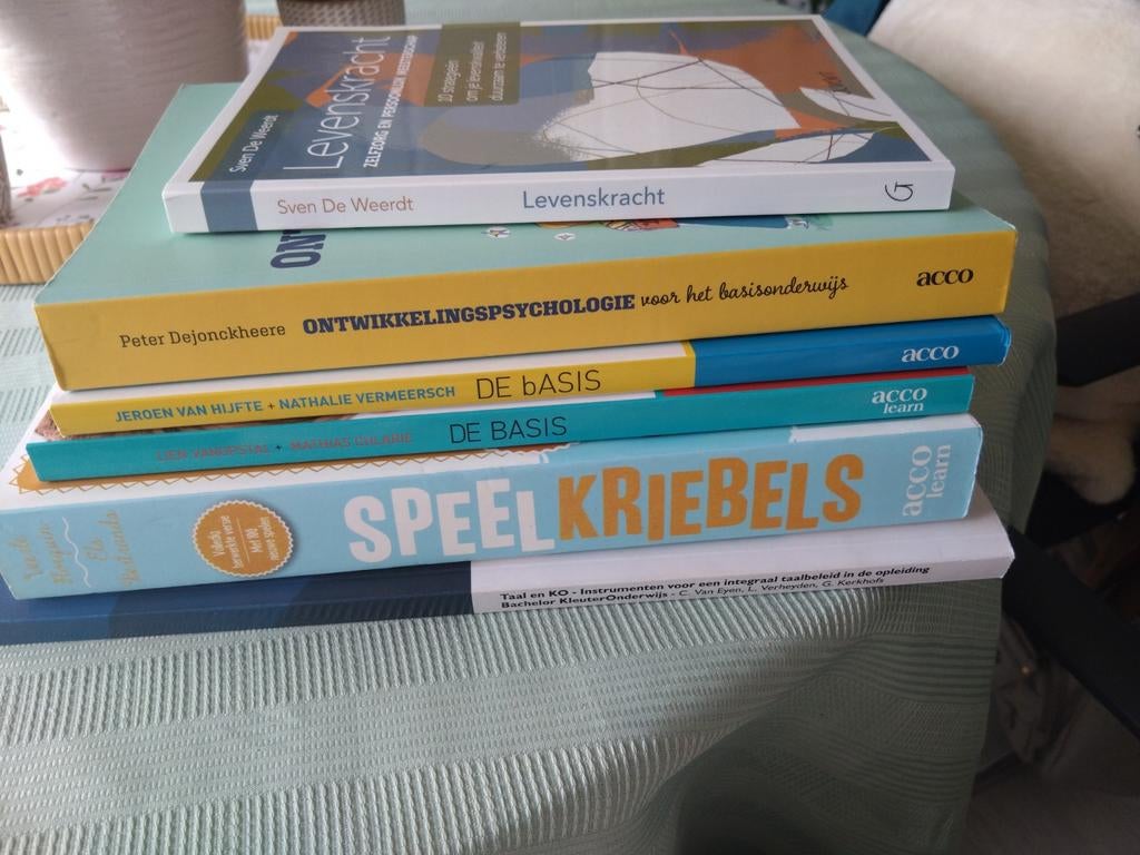 Boeken opleiding kleuter onderwijs, Ophalen of Verzenden