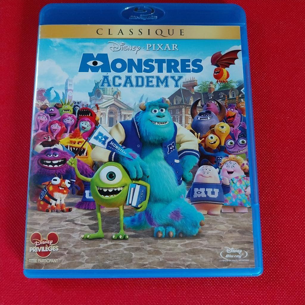 Blu-Ray " Monstres Academy" Disney Pixar, CD & DVD, Enlèvement, Comme neuf, Dessins animés et Film d'animation