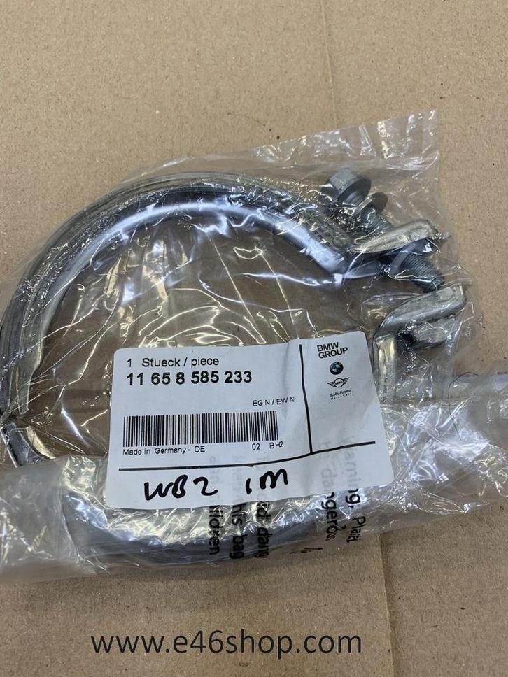 ROETFILTERKLEM BMW OE 11658585233, Autos : Pièces & Accessoires, Systèmes d'échappement, BMW, Neuf, Enlèvement ou Envoi