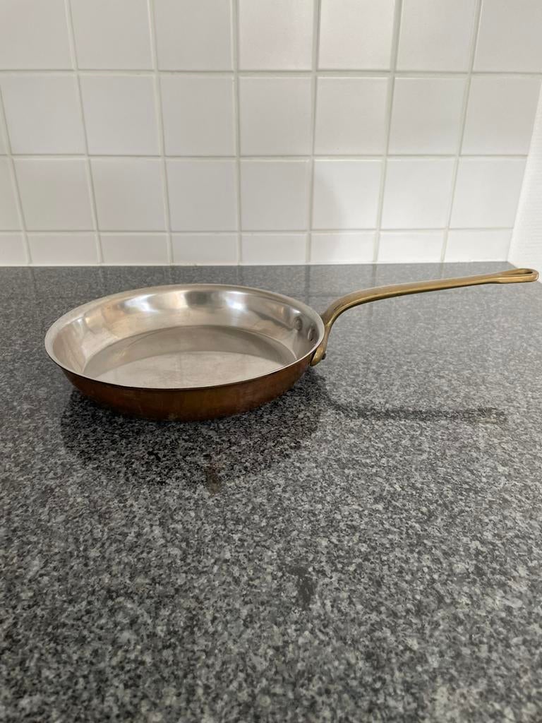 Poele en cuivre, Enlèvement, Comme neuf, Inox