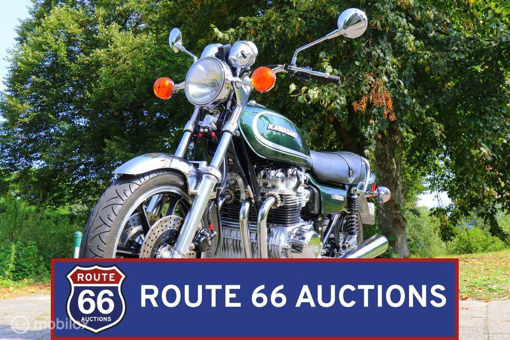 Kawasaki Z1000 | 1975 | Route 66 Auctions, Auto's, Oldtimers, Bedrijf, Te koop, Overige merken, Benzine, Overige carrosserie, Handgeschakeld