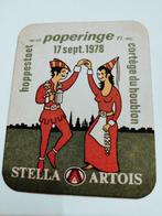 Bierviltje Stella-Artois, Ophalen of Verzenden, Zo goed als nieuw, Viltje(s), Stella Artois