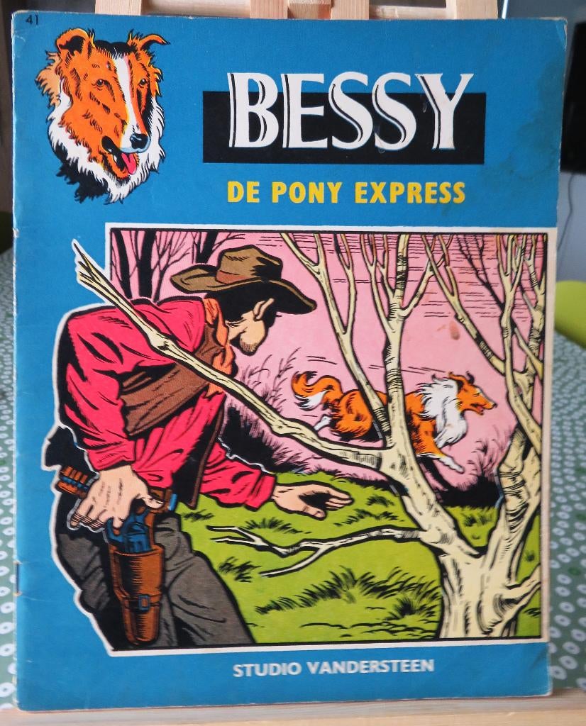 Bessy nr 41 De Ponny express., Ophalen of Verzenden, Gelezen, Willy Vandersteen
