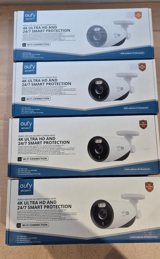 Eufycam E330 Expansion, Audio, Tv en Foto, Videobewaking, Ophalen, Zo goed als nieuw, Buitencamera