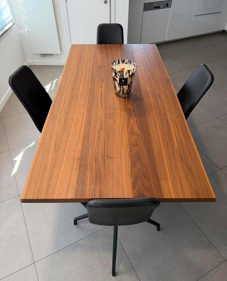 Cattelan Italia table + 6 chaises cuir, Maison & Meubles, Tables | Tables à manger, Comme neuf, Enlèvement