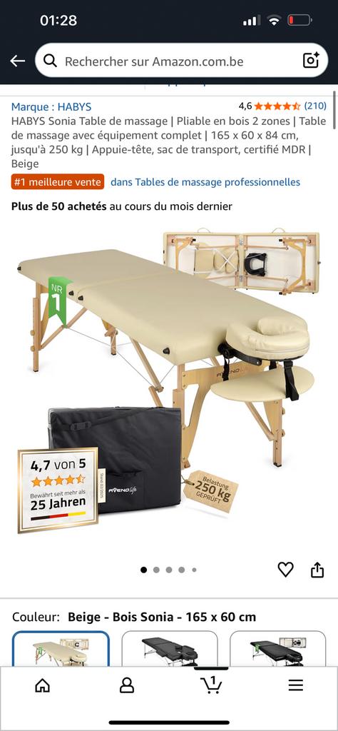 Table pliable esthétique, Enlèvement ou Envoi, Comme neuf