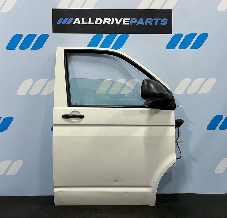 VW Transporter T5 GP Voorportier rechts wit LB9A 7E0831056F, Auto-onderdelen, Carrosserie, Deur, Voor, Rechts, Gebruikt, Ophalen of Verzenden