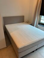 Bed te koop 140x200 met topper, Maison & Meubles, Chambre à coucher | Lits boxsprings, Enlèvement, Deux personnes, Boxspring, 140 cm