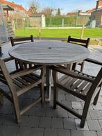 Set de jardin en teck, Jardin & Terrasse, Table à dinner, Salons de jardin, Utilisé, Enlèvement