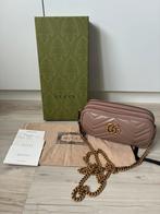 Gucci GG Marmont Matelasse taupe, Ophalen of Verzenden, Zo goed als nieuw