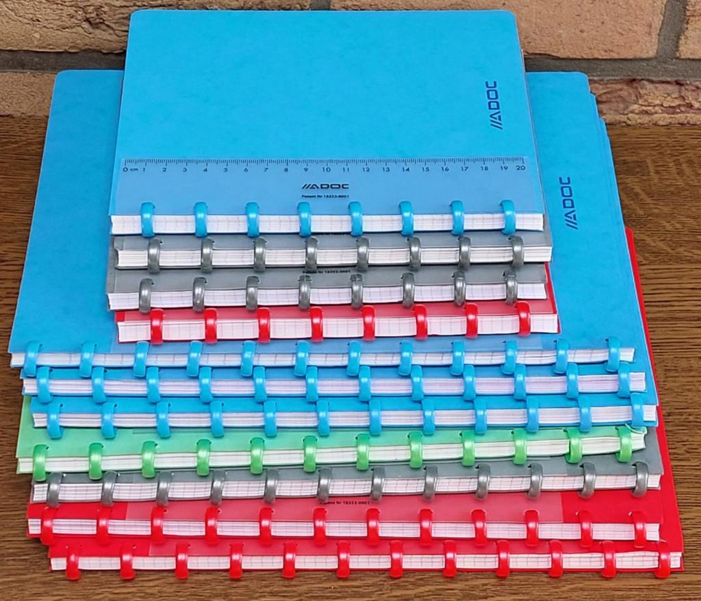 Nieuw - Adoc schriften - Cursusblokken - Kartonnen mappen, Ophalen, Nieuw