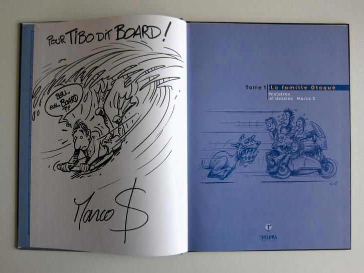 La famille Otaké tome 1 + dédicace E.O. 2007, Boeken, Stripverhalen, Gelezen, Eén stripboek, Ophalen of Verzenden