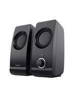 TRUST Remo 2.0 Speakerset Zwart //, Informatique & Logiciels, Enceintes Pc, Enlèvement, Comme neuf, Canal audio 2