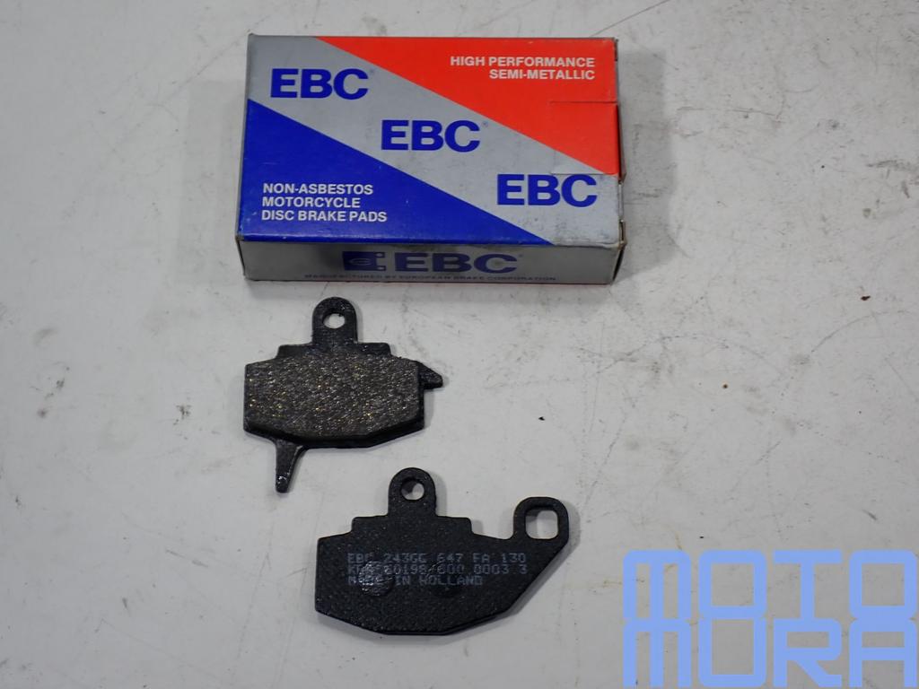 EBC FA130 Organische remblokken voor Kawasaki KX 125 KX 250, Motos, Neuf, -, -, -
