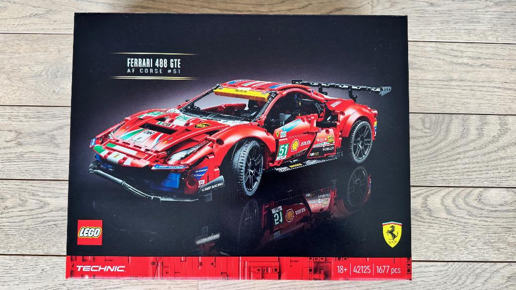 LEGO TECHNIC 42125 — FERRARI 488 GTE — nieuw, Lego, Nieuw, Ophalen of Verzenden, Technic