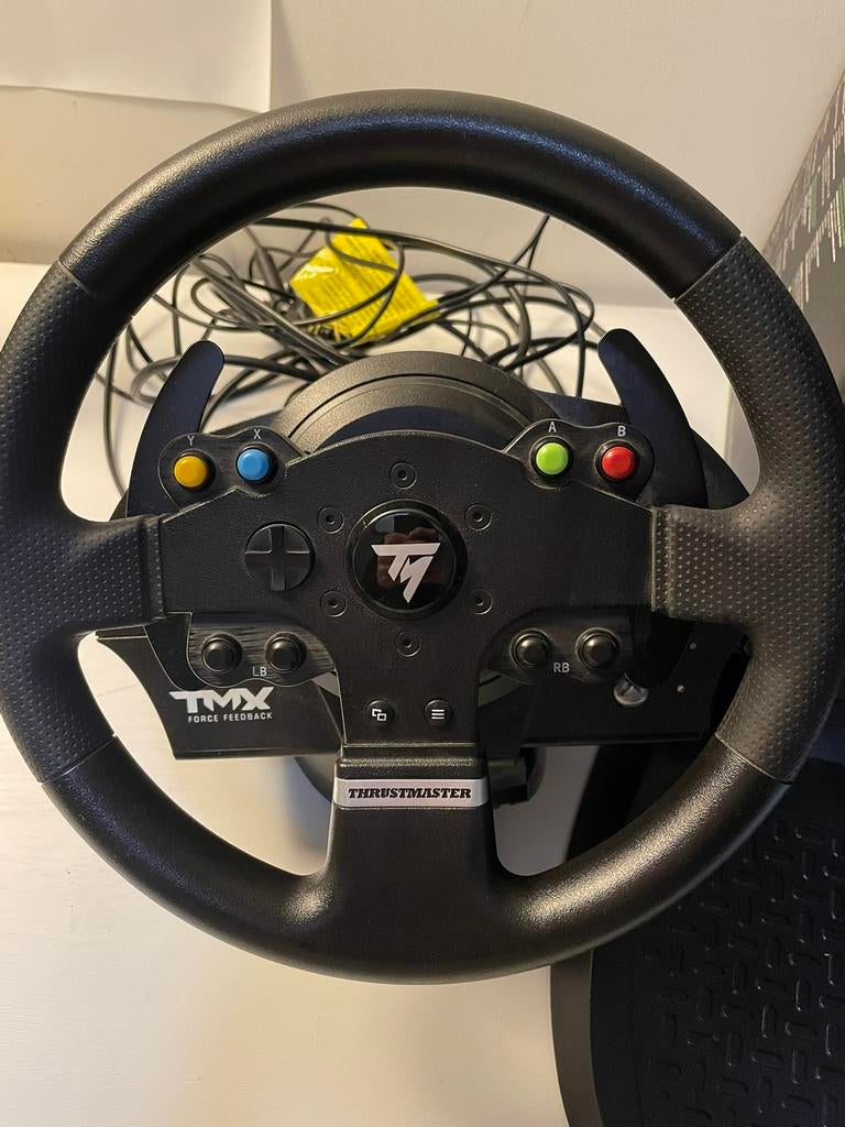 Thrustmaster TMX Racing Wheel, Games en Spelcomputers, Games | Pc, Zo goed als nieuw, Ophalen