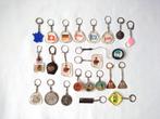 Lot de 23 porte-clés vintage dont 21 publicitaires, Ophalen, Gebruikt, Overige typen