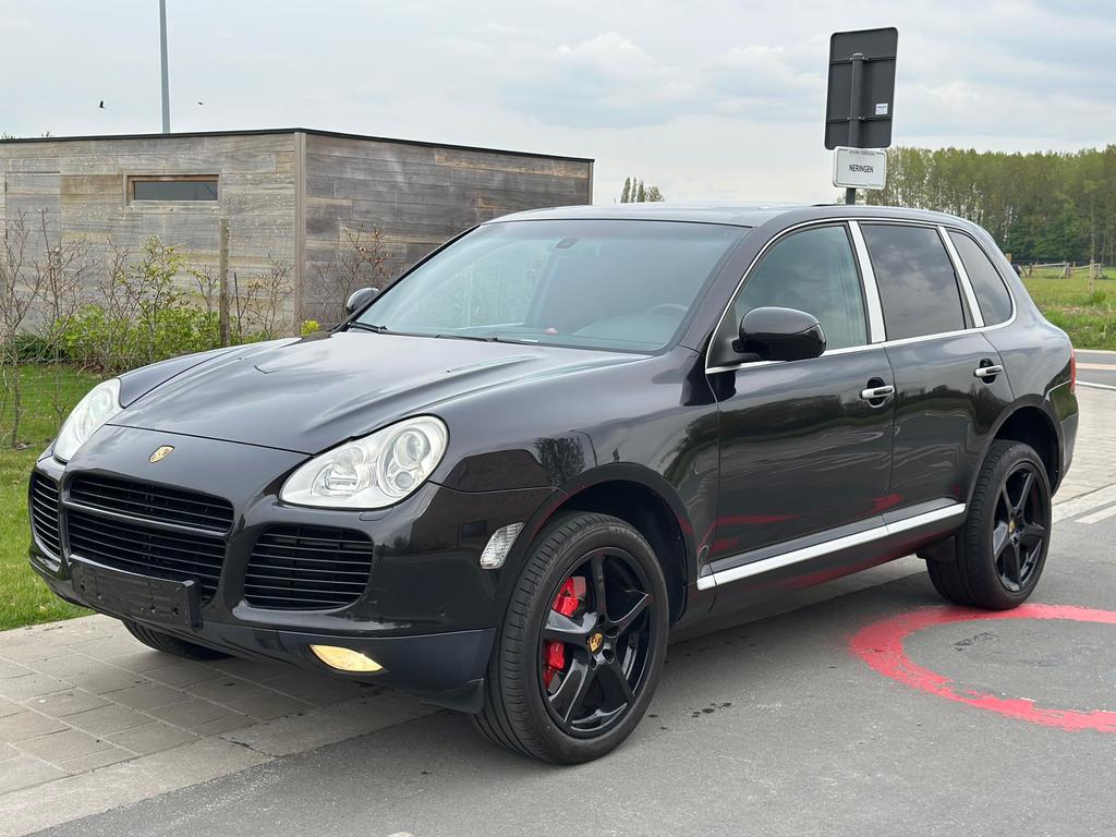 Porsche cayenne 4.5 turbo 145000km lichte vracht, Auto's, Porsche, Automaat, Cayenne, USB, Zwart