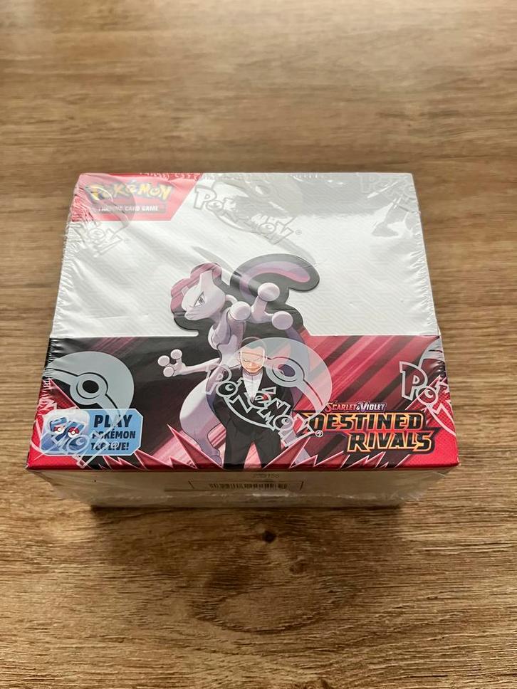 Destined Rivals Sealed Boosterbox - ENG - Pokémon, Hobby en Vrije tijd, Verzamelkaartspellen | Pokémon, Nieuw, Boosterbox, Foil