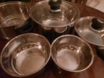 casseroles, Enlèvement, Comme neuf, Inox, Ensemble de casseroles